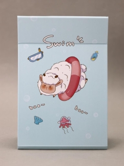 Зеркало "Овечья жизнь", синее