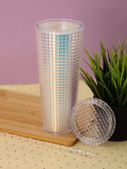 Тамблер iLikeGift &quot;Heart film&quot;, purple (720 мл) 