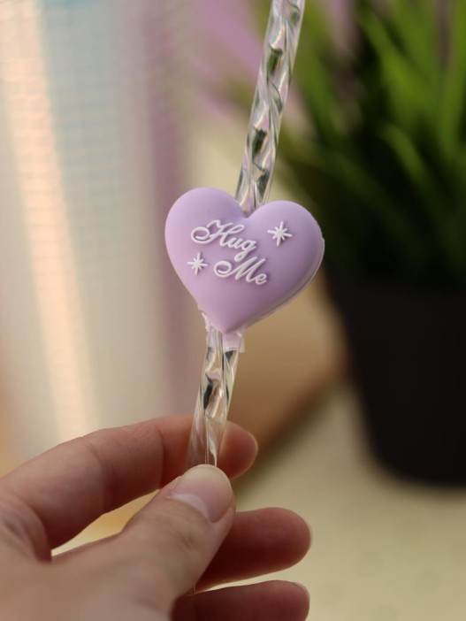 Тамблер iLikeGift &quot;Heart film&quot;, purple (720 мл) 