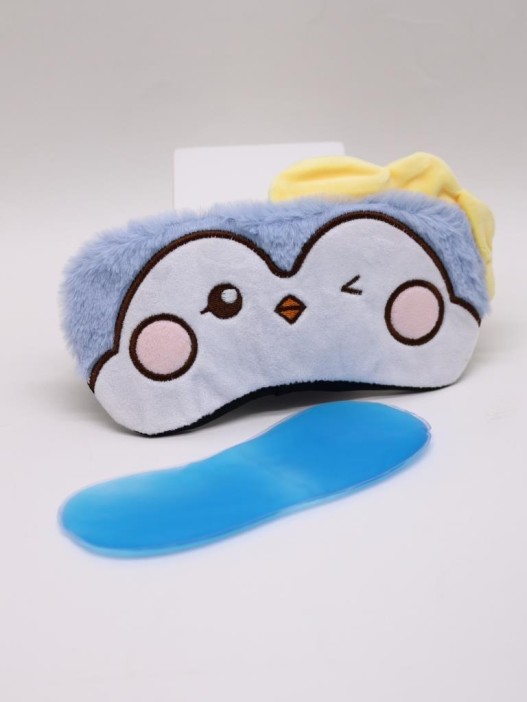 Маска для сна гелевая &quot;Cute little animals&quot;, penguin 