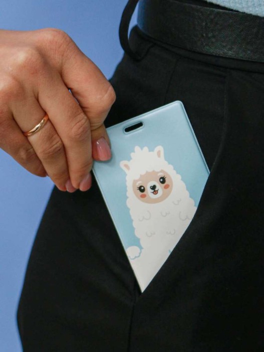 Держатель для карт «Dear lama» (6,5 х 10,4 см) 