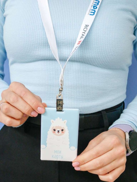 Держатель для карт «Dear lama» (6,5 х 10,4 см) 