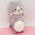 Мягкая игрушка "Кот Бруно", серая, 30 см