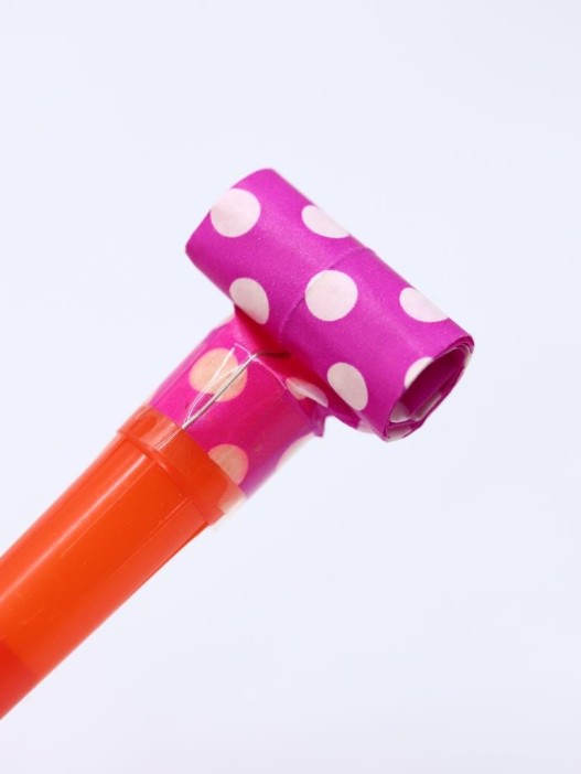 Дудка карнавальная 6 шт. "Funny diamond", (80 мм) 