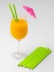 Трубочки одноразовые для напитков 25 шт. &quot;Party go&quot;, green (197 мм) 