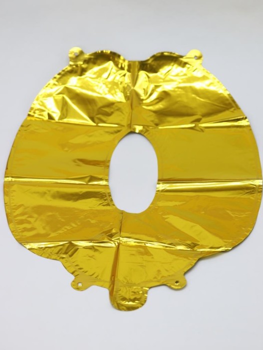 Шар фольгированный &quot;Milestone moments&quot; цифра 0, золото (40 см) 