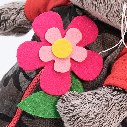 Мягкая игрушка "Басик в камуфляжном комбинезоне" (22 см) 