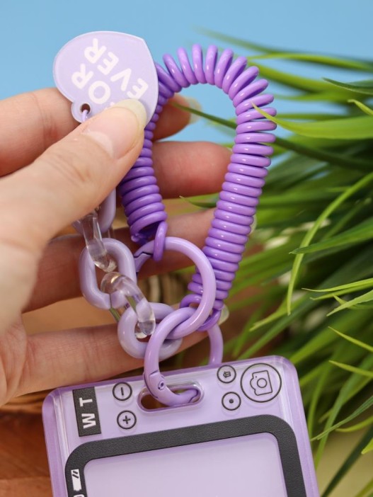 Футляр для карт с брелком &quot;Camera&quot;, purple 