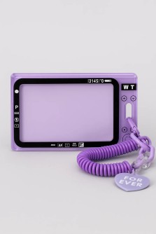 Футляр для карт с брелком "Camera", purple
