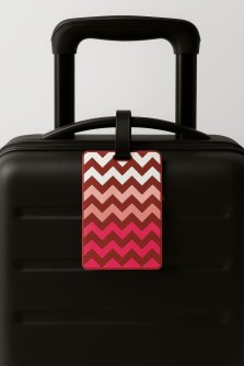 Бирка для багажа "Zigzag", red