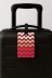 Бирка для багажа "Zigzag", red 
