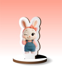 Деревянная фигурка на подставке iLikeGift &quot;Просто лапочка&quot;