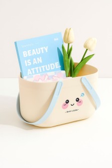 Корзина для хранения «Cute face», blue