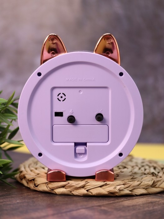 Часы-будильник &quot;Golden awakening Kitty&quot;, purple 