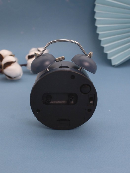 Часы-будильник «Capybara and rabbit», dark blue (12,5х9 см) 