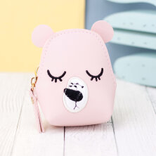 Кошелёк "Sleeping bear", pink