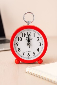 Часы-будильник "Every day", red