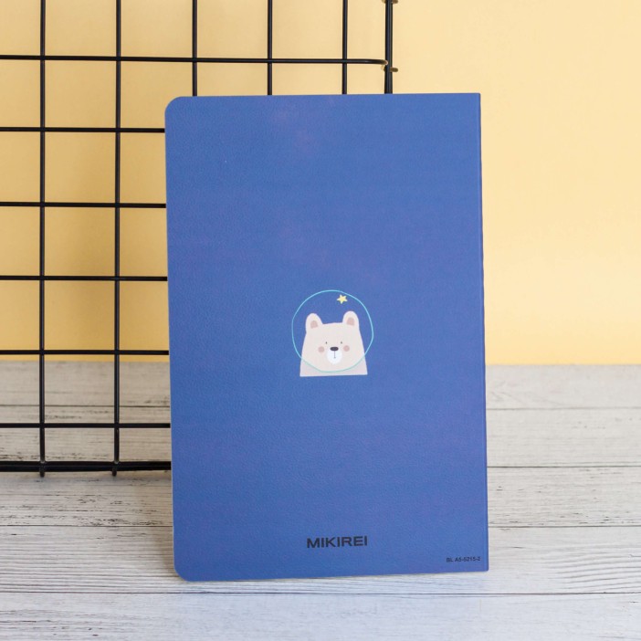 Тетрадь (A5) "Dreamy bear space", dark blue (13.5*20.5) 