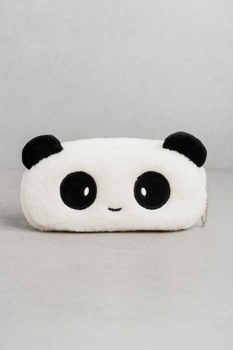 Пенал плюшевый &quot;Panda&quot;, white (20*10 см) 