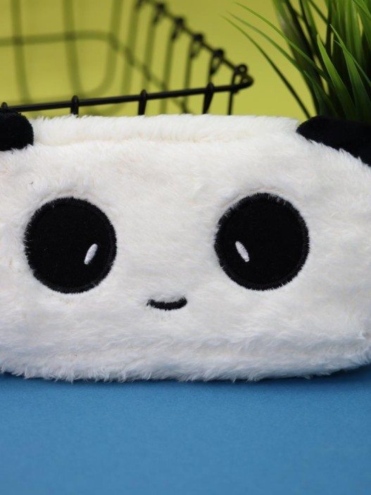 Пенал плюшевый "Panda", white (20*10 см) 