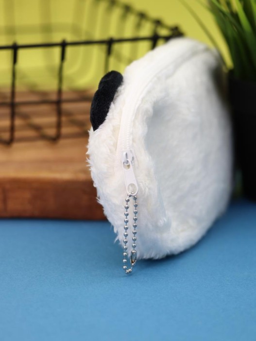 Пенал плюшевый "Panda", white (20*10 см) 