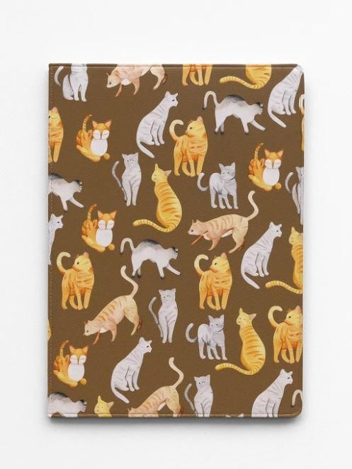 ОБЛОЖКА ДЛЯ ПАСПОРТА &quot;Cat Pattern&quot;, плотность 600 мкм 