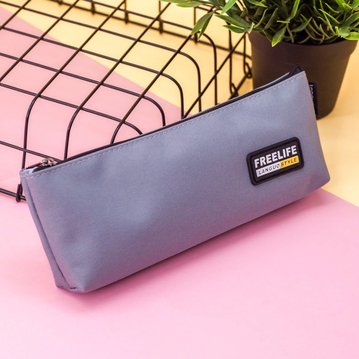 Пенал "Free life", grey 