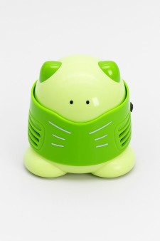 Настольный мини-пылесос "Cute kitten", green (9*8,8 см)