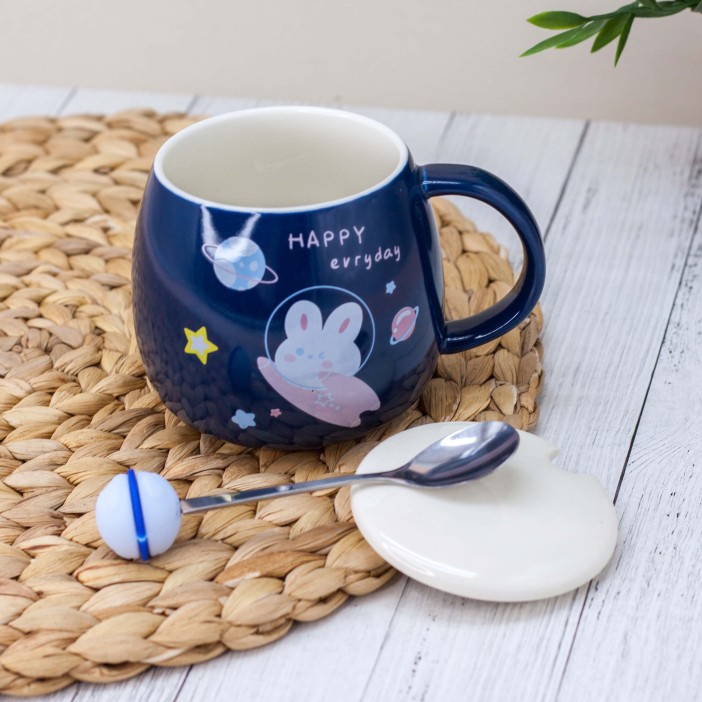 Кружка "Happy day hare" (400 ml) 