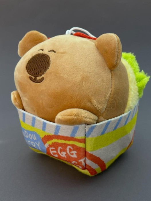 Мягкая игрушка &quot;Capybara take away&quot;, brown, 14 см 