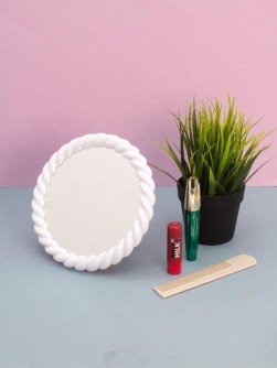 Зеркало настольное "Plexus", white (18.5*18.5*1.8 см)