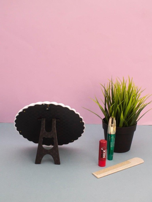 Зеркало настольное "Plexus", white (18.5*18.5*1.8 см) 