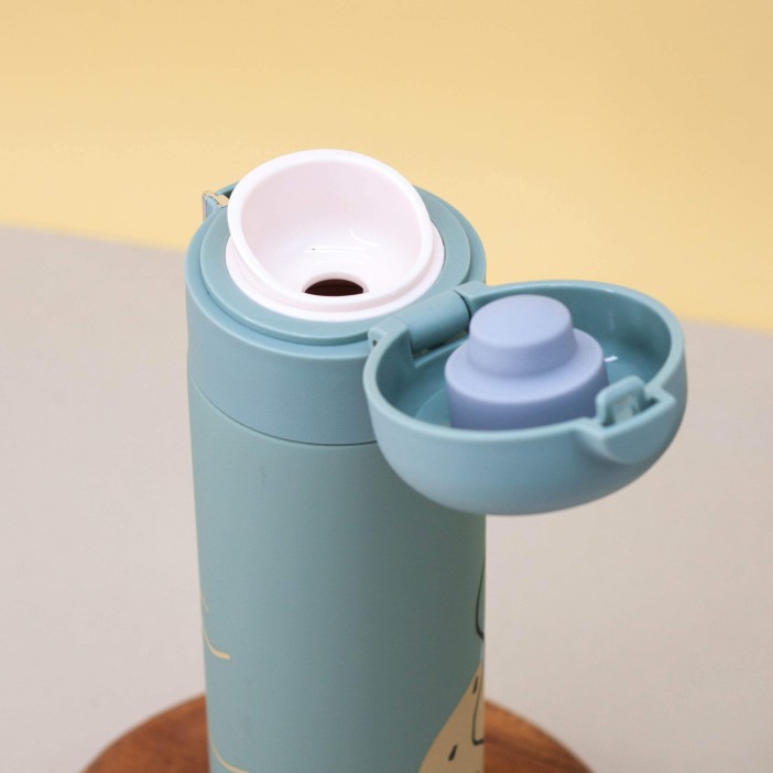 Термос "Leaves", green  (450 ml) 