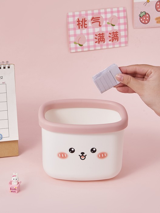 Мусорное ведро настольное без крышки &quot;Bunny&quot;, white 