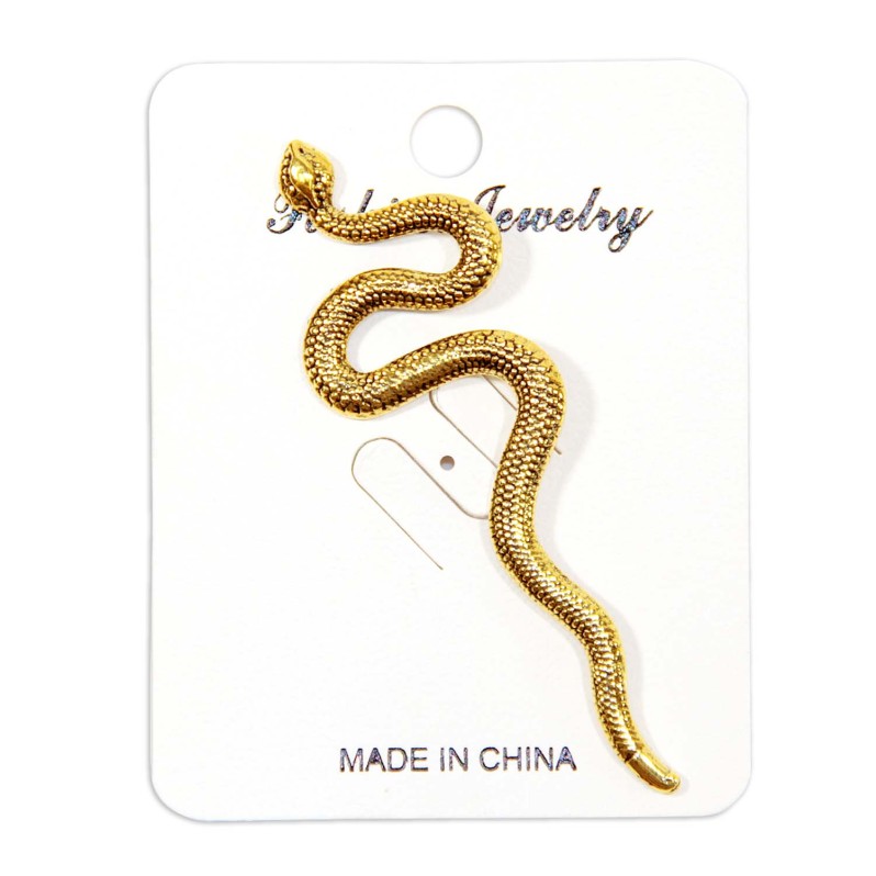 Брошь "Змея", 7см 