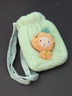 Грелка плюшевая с ремешком &quot;Plush friends&quot;, carrots, 400 мл (21*15,2 см)