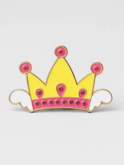 Значок металлический iLikeGift &quot;The winged crown&quot;