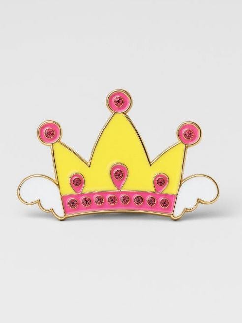 Значок металлический iLikeGift "Крылатая корона"