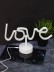 Неоновый LED ночник настольный &quot;Love&quot;, розовое свечение (34х17 см) 