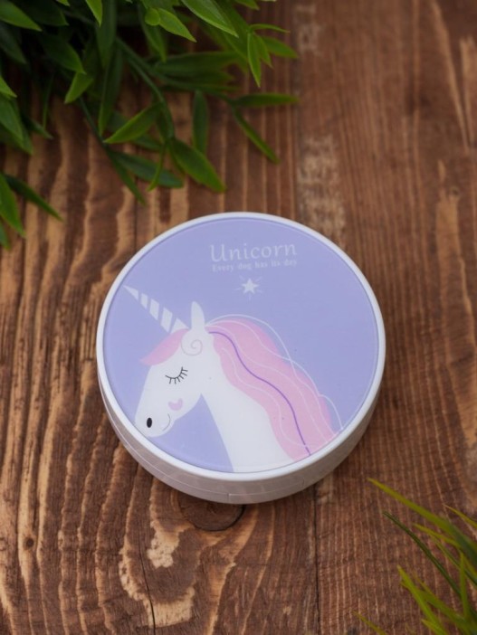 Контейнер для линз "Unicorn", blue 