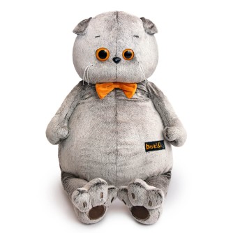 Мягкая игрушка "Кот Басик с бархатным бантом" (60 см)