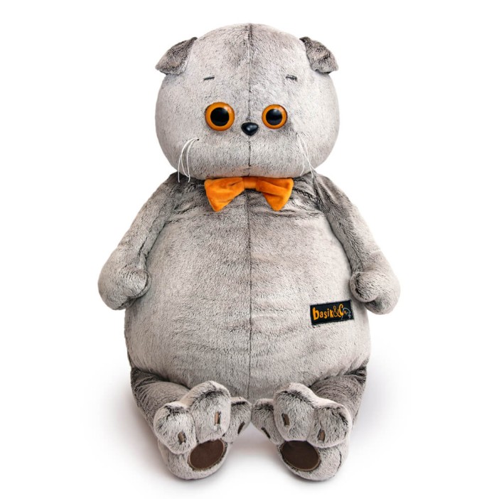 Мягкая игрушка &quot;Кот Басик с бархатным бантом&quot; (60 см) 