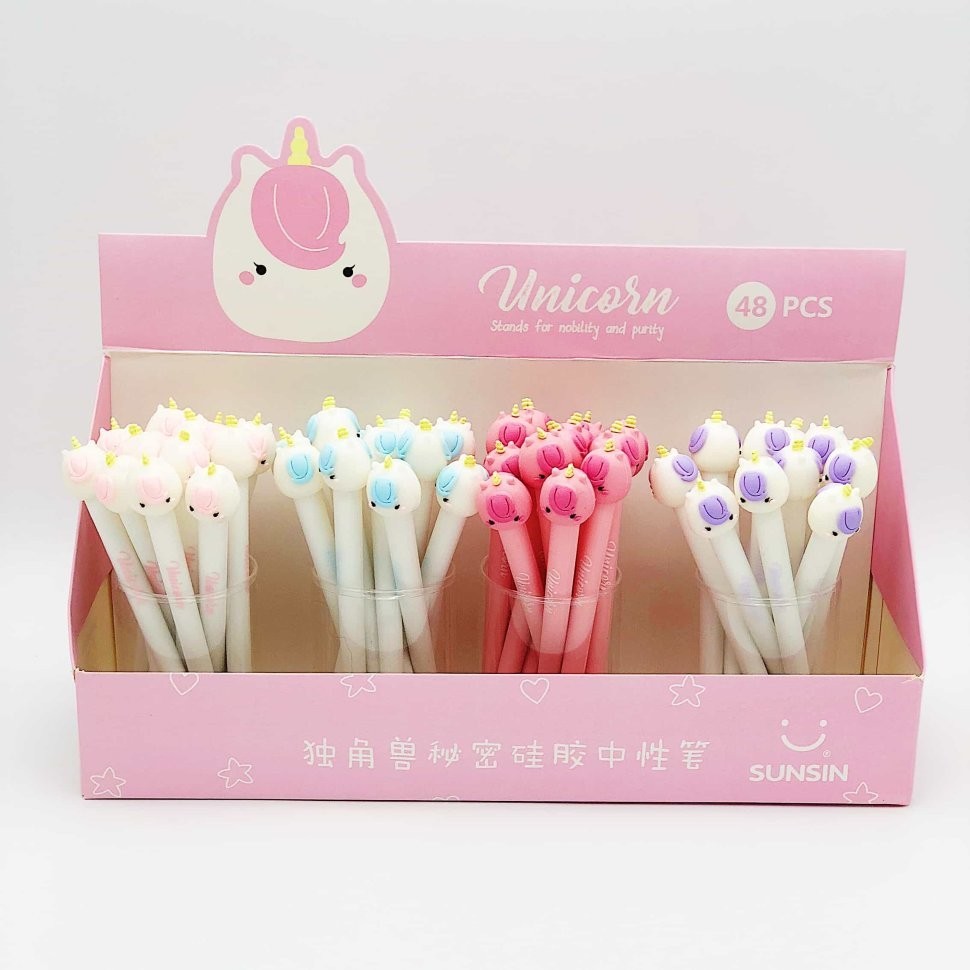 Ручка "Unicorn head", mix color
