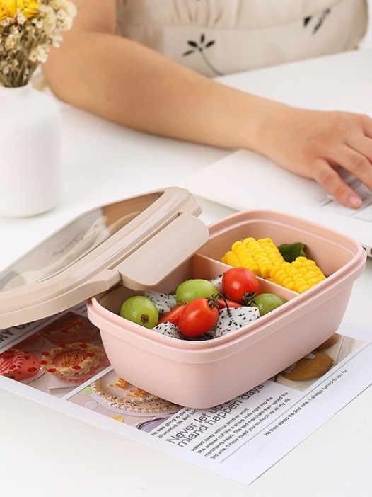 Ланчбокс &quot;Nude Set&quot;, pink (1000 мл) 