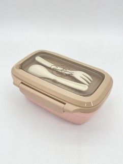 Ланчбокс &quot;Nude Set&quot;, pink (1000 мл)