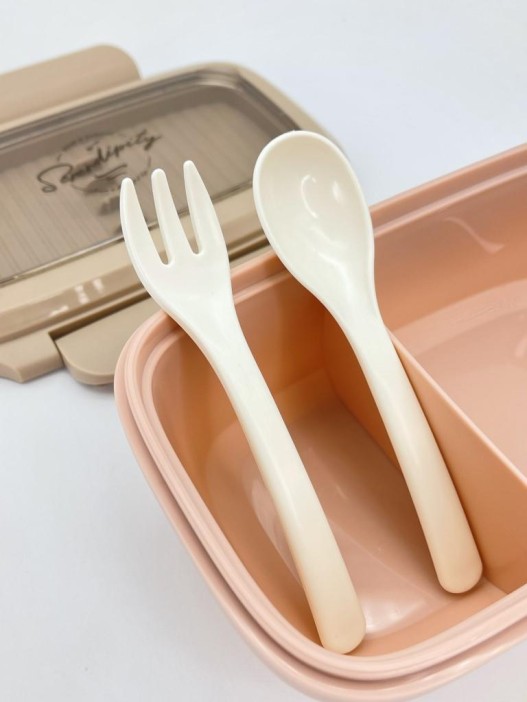 Ланчбокс &quot;Nude Set&quot;, pink (1000 мл) 