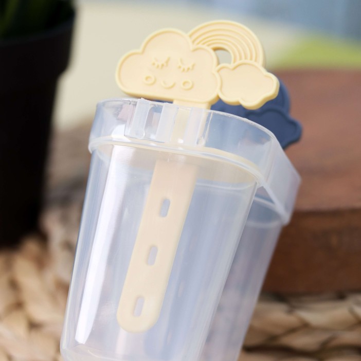 Формочки для мороженого "CLOUD", yellow-blue, mix 