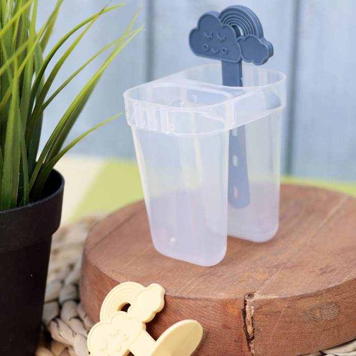 Формочки для мороженого "CLOUD", yellow-blue, mix 