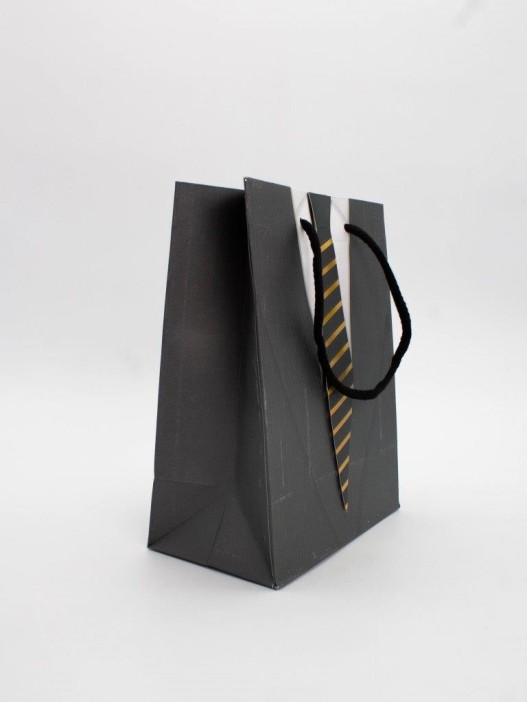 Пакет подарочный «Business suit», necktie (18*23*10) 