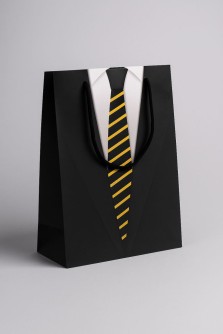 Пакет подарочный «Business suit», necktie (18*23*10)